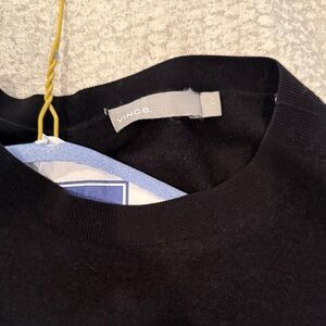 Vince Women’s Black Crewneck Sweater